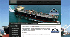 Desktop Screenshot of karimarship.com